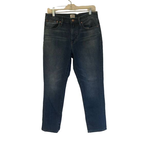 J. Crew Slim Boyfriend Jeans sz 28 Medium Wash Slim Fit Jeans - Picture 1 of 9